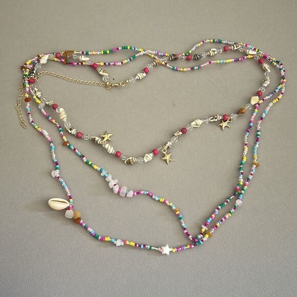 Colorful Beaded Waist Chain A1288 - Picture 3 of 3